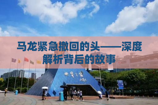 马龙紧急撤回的头——深度解析背后的故事