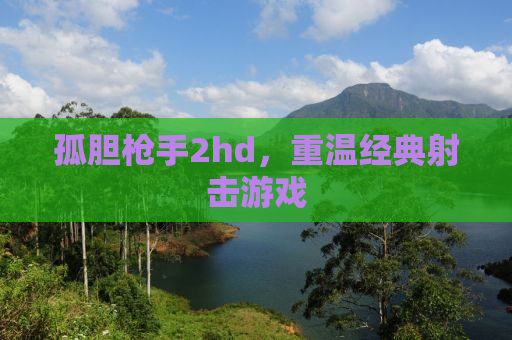 孤胆枪手2hd，重温经典射击游戏