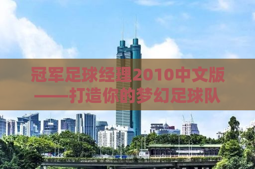 冠军足球经理2010中文版——打造你的梦幻足球队