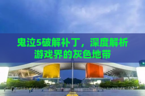 鬼泣5破解补丁，深度解析游戏界的灰色地带