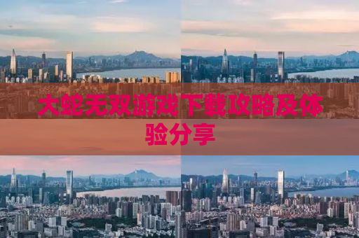 大蛇无双游戏下载攻略及体验分享