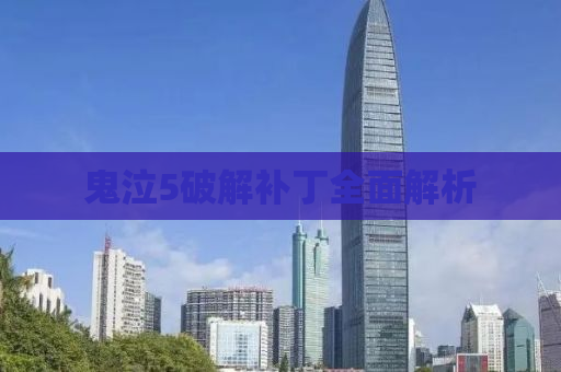 鬼泣5破解补丁全面解析