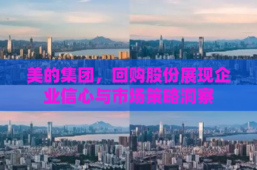 美的集团，回购股份展现企业信心与市场策略洞察