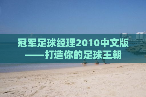 冠军足球经理2010中文版——打造你的足球王朝