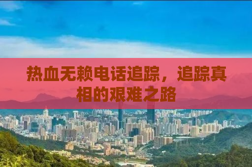 热血无赖电话追踪，追踪真相的艰难之路