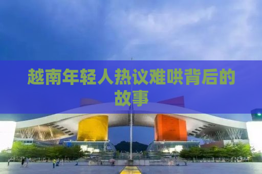 越南年轻人热议难哄背后的故事