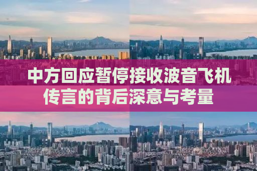 中方回应暂停接收波音飞机传言的背后深意与考量