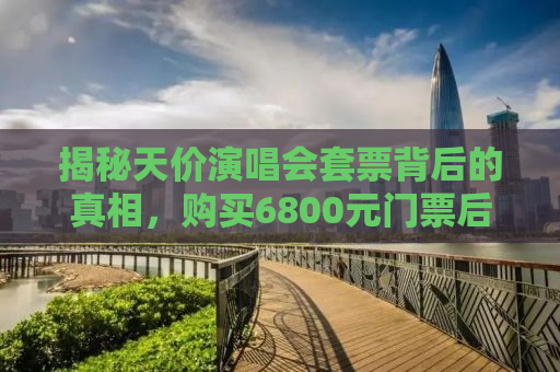 揭秘天价演唱会套票背后的真相，购买6800元门票后遭遇不出票不退款困境的自媒体作者辛酸经历
