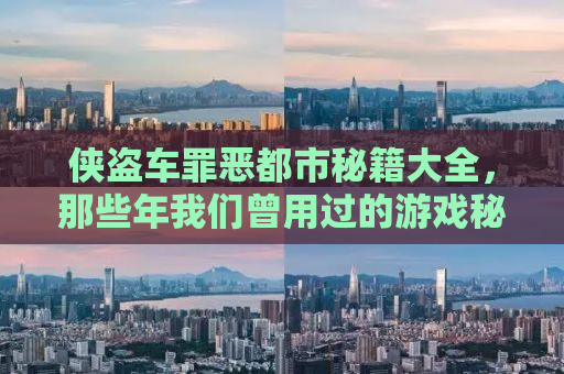 侠盗车罪恶都市秘籍大全，那些年我们曾用过的游戏秘籍秘籍揭秘！