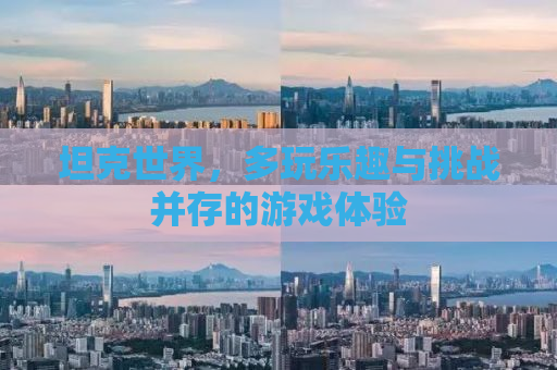 坦克世界，多玩乐趣与挑战并存的游戏体验
