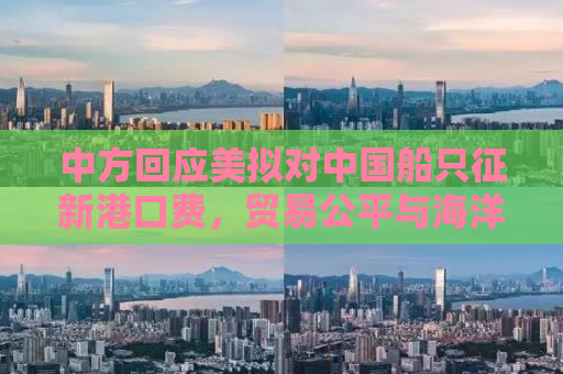 中方回应美拟对中国船只征新港口费，贸易公平与海洋秩序的挑战