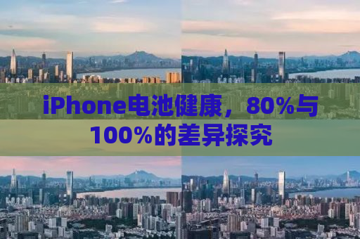 iPhone电池健康，80%与100%的差异探究