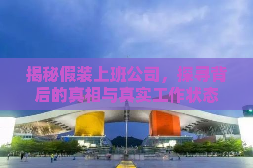 揭秘假装上班公司，探寻背后的真相与真实工作状态