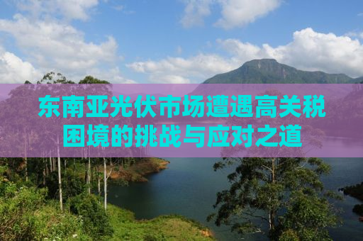 东南亚光伏市场遭遇高关税困境的挑战与应对之道