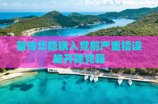 苗传华隐瞒入党前严重错误被开除党籍