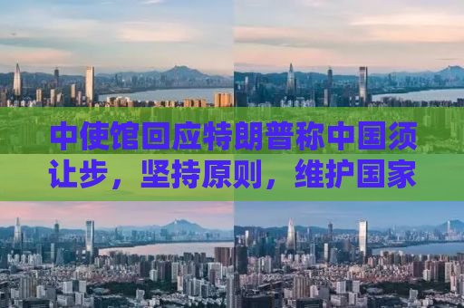 中使馆回应特朗普称中国须让步，坚持原则，维护国家利益