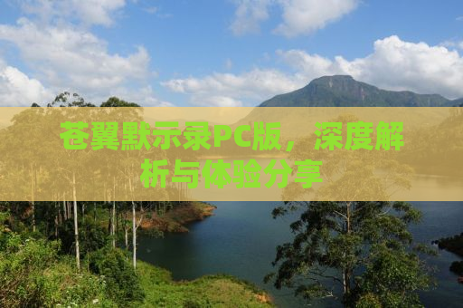 苍翼默示录PC版，深度解析与体验分享