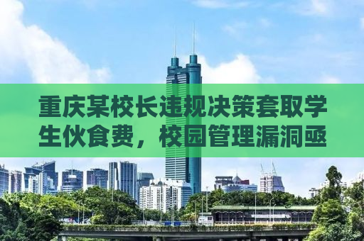 重庆某校长违规决策套取学生伙食费，校园管理漏洞亟待整治