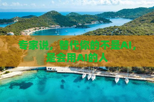专家说，替代你的不是AI，是会用AI的人