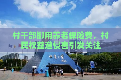 村干部挪用养老保险费，村民权益遭侵害引发关注