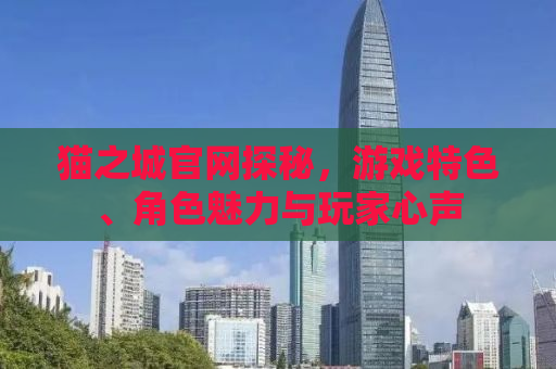 猫之城官网探秘，游戏特色、角色魅力与玩家心声