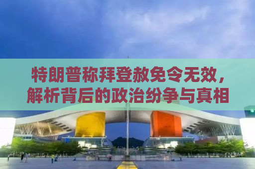 特朗普称拜登赦免令无效，解析背后的政治纷争与真相探究