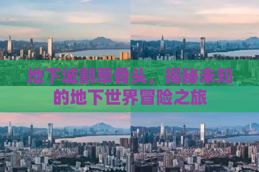 地下城割草骨头，揭秘未知的地下世界冒险之旅